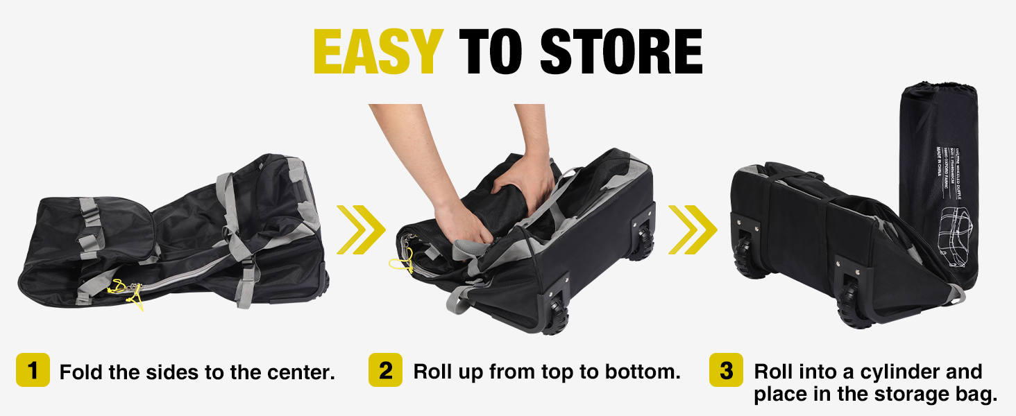 Rolling Duffle Bag with Wheels