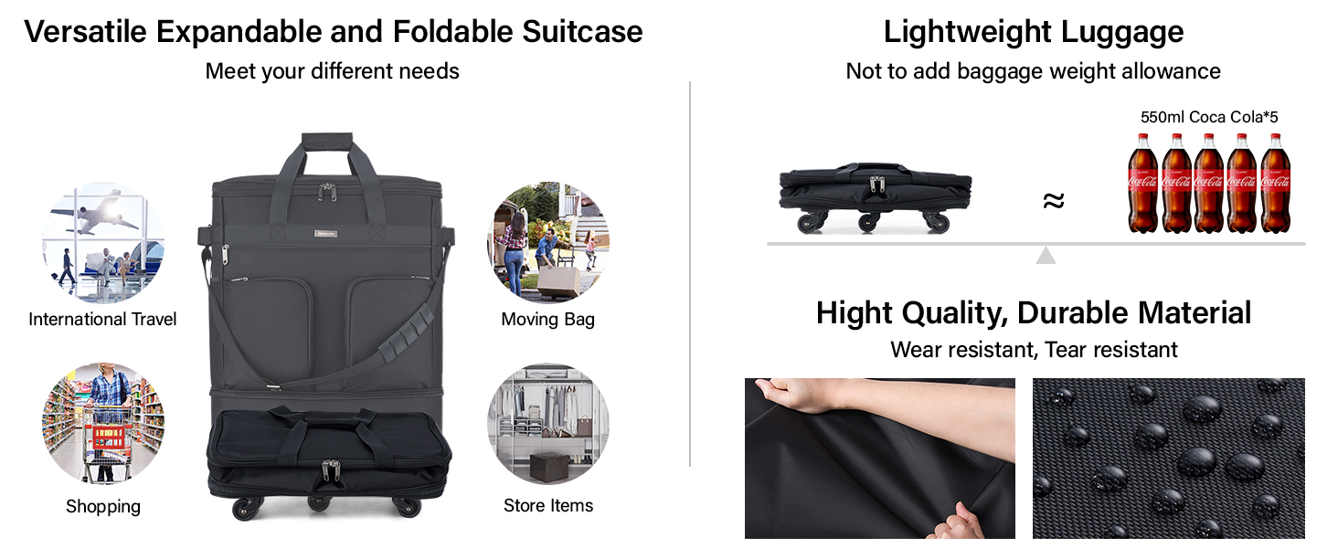 Expandable Foldable Luggage