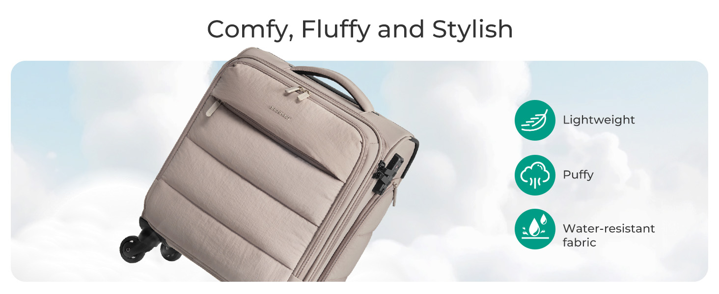Lightweight underseat luggage