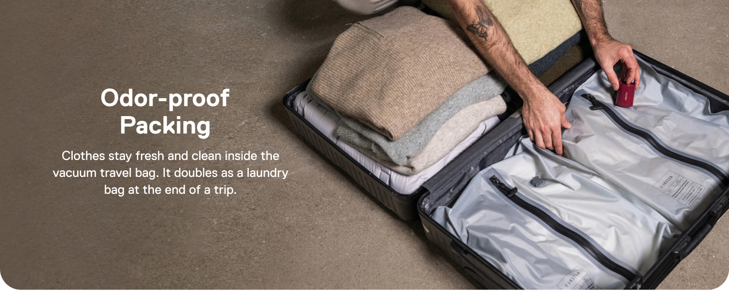 Carousel Image 4 - Ekster Vacuum Travel Bags