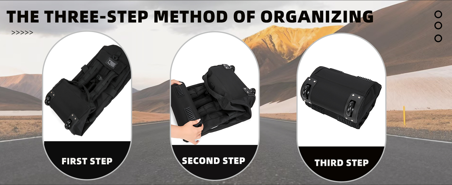 Rolling Duffel Bag with