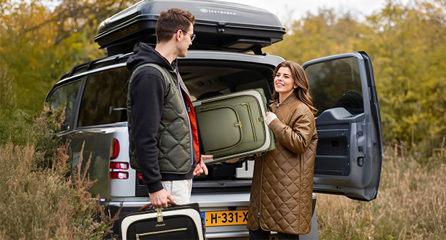 LOVEVOOK Carry On Luggage 22x14x9 Airline Approved, 22 Inch Suitcases Wheels Carry on Suitcase