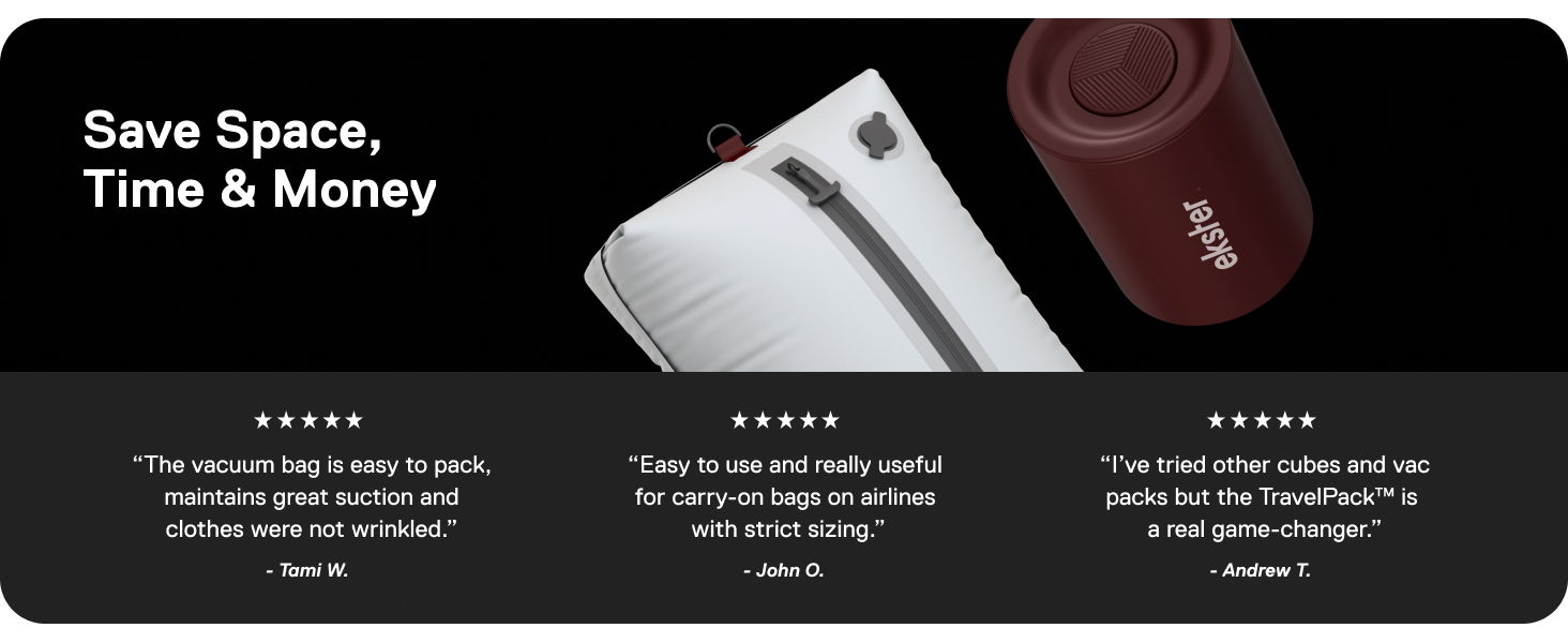 Image 6 - Ekster Vacuum Travel Bags