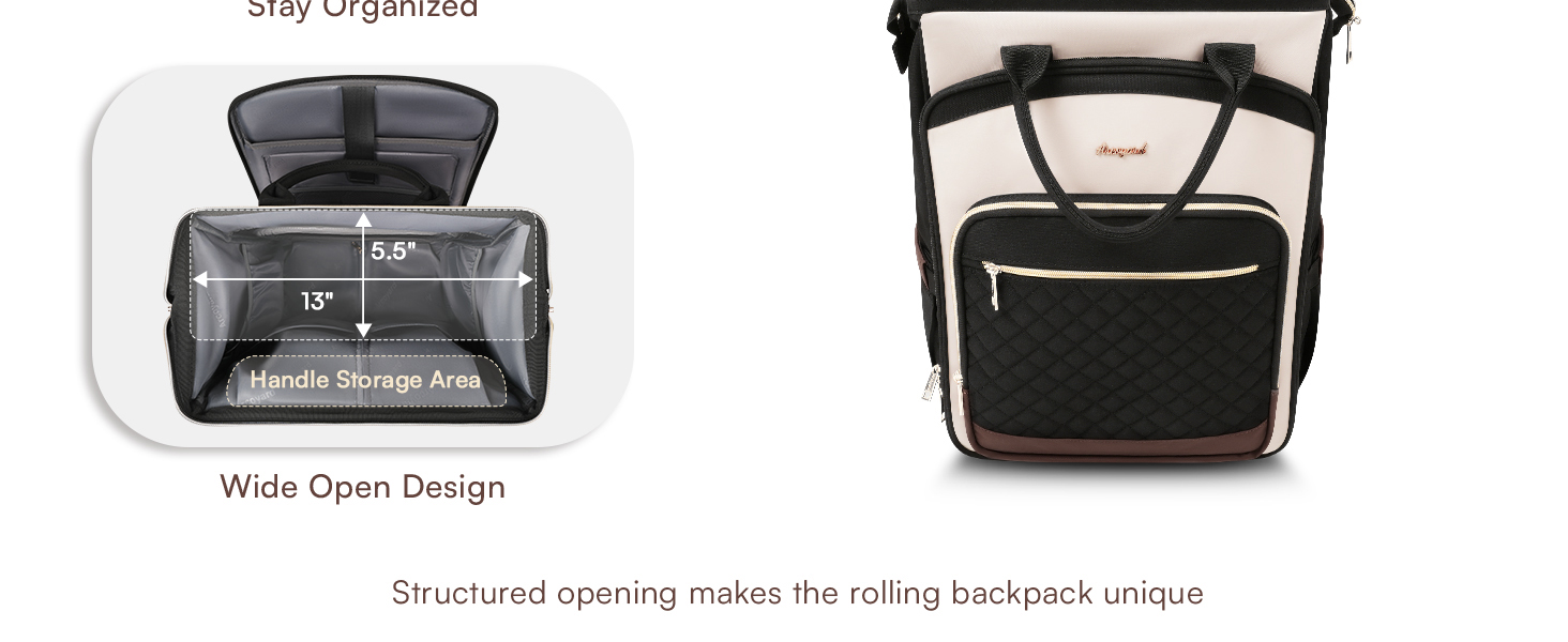travel backpack with wheels