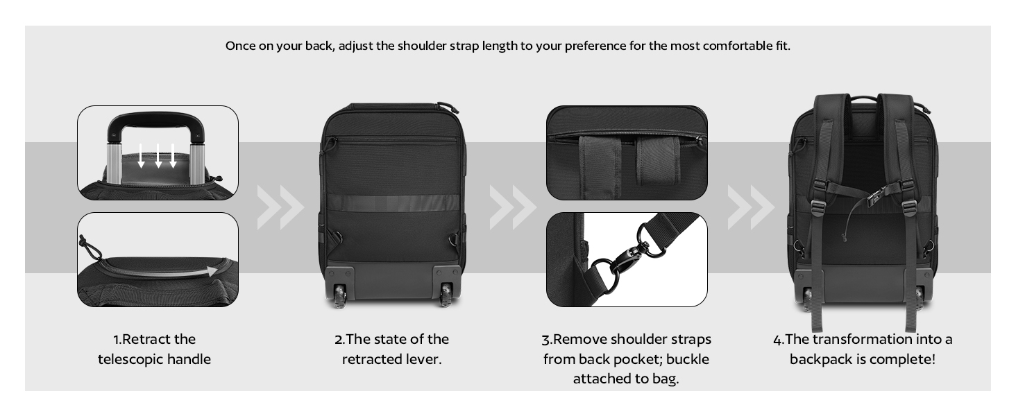 rolling laptop backpack