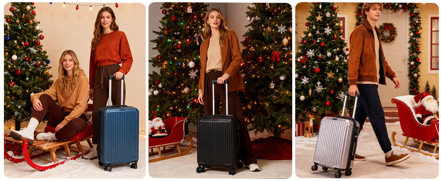 rolling travel luggage