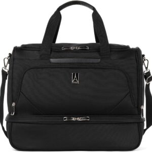 Travelpro Maxlite 5 Carry on Weekender with Drop-Bottom Compartment, Lightweight Overnight Travel Duffel Bag