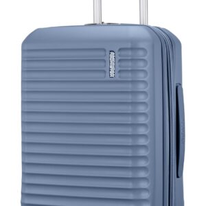 American Tourister Stratum 3.0 Carry-On Spinner, Airline Approved, Durable Hardside Luggage, Expands 1.5", RightHeight™ Adjustable Handle, Elemental Blue