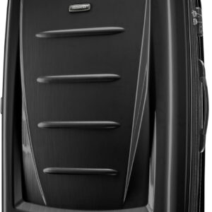 Samsonite Winfield 2 Hardside Expandable Luggage with Spinner Wheels, Brushed Anthracite, Checked-Large 28-Inch