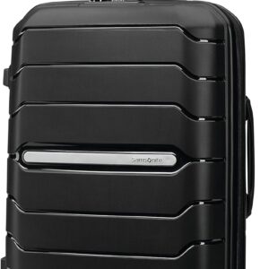 Samsonite Freeform Hardside Carry-On Luggage with Spinner Wheels - Hardshell Suitcase - TSA, Airline-Approved - Expandable Hard Shell, Smooth Rolling Wheels for Lightweight Travel – Black