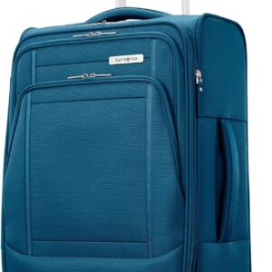 Samsonite UpLIFT Lightweight Softside Carry-On Luggage with Spinner Wheels - Expandable - Airline-Approved, Polyester Soft Suitcase for Ultra Light Travel - Cerulean Blue