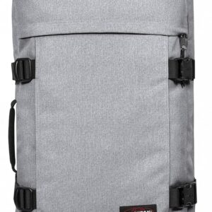 Eastpak Tranverz M – 78L Large Wheeled Luggage with Dual Compartments, TSA Lock, Compression Straps & Smooth-Wheeling System, Sunday Grey
